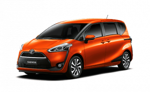 PHUKET. TOYOTA SIENTA FOR RENT